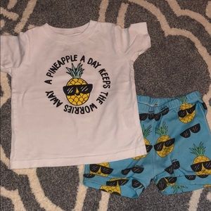 Pineapple outfit from Hawaii